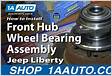 How to Replace Front Hub Assembly 02-07 Jeep Liberty